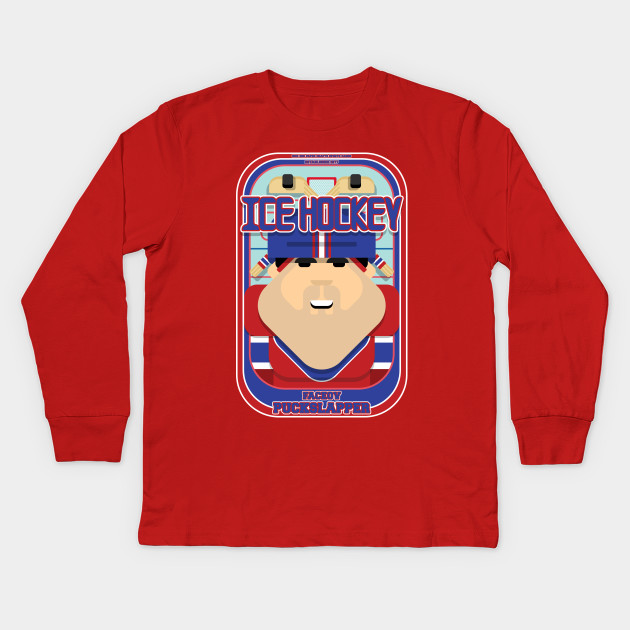 Ice Hockey Red and Blue - Faceov Puckslapper - Victor version